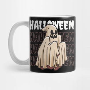 Rustic Elegance: Brown Halloween Costume Mug